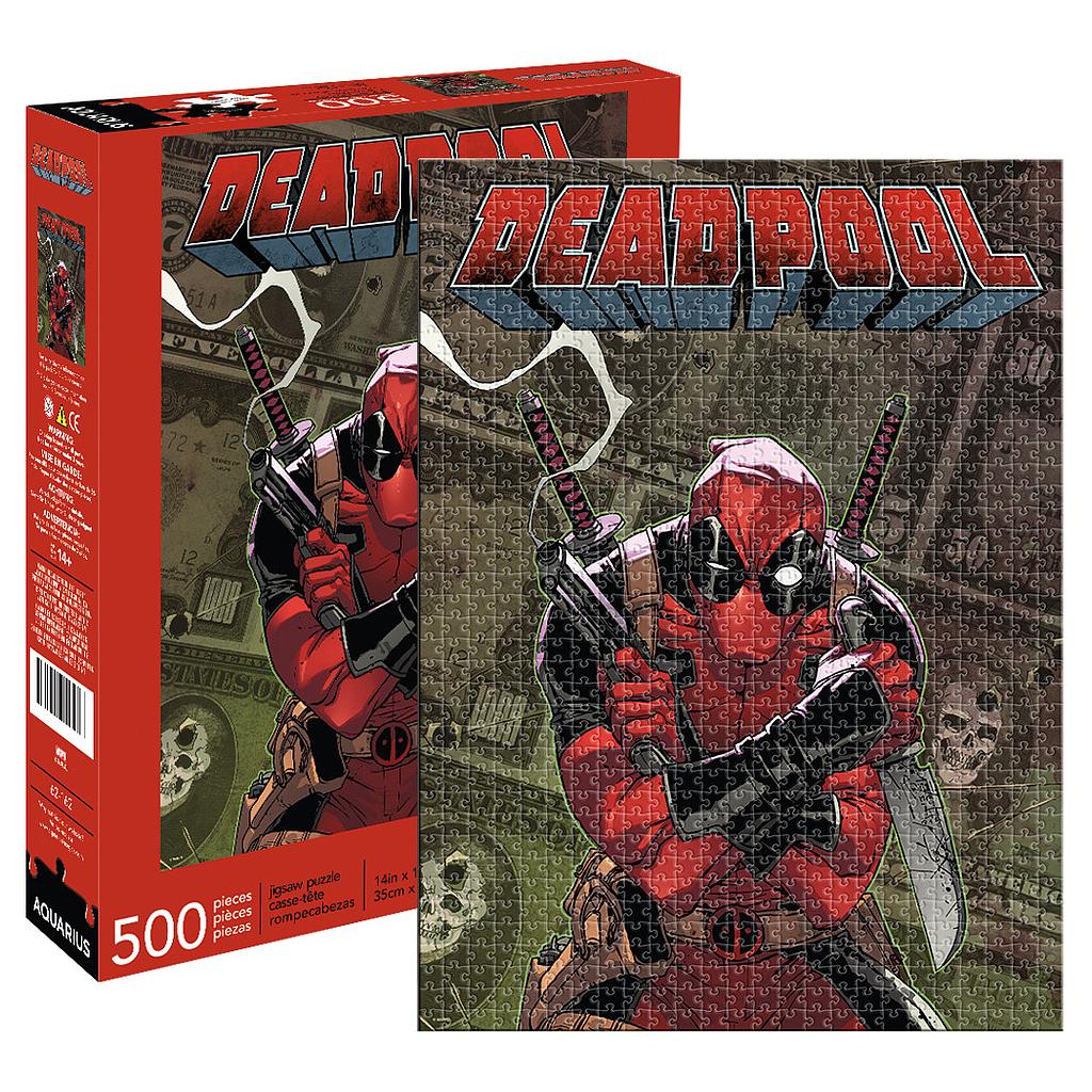 Marvel - Deadpool Cover 500pc Puzzle - Aquarius Jigsaw Puzzles