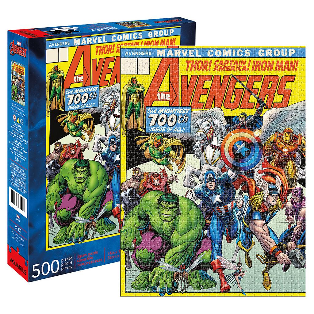 Marvel - Avengers Cover 500pc Puzzle - Aquarius Jigsaw Puzzles