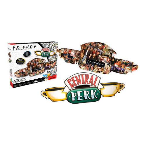 Friends Central Perk & Collage Double Sided 600pc Puzzle - Aquarius