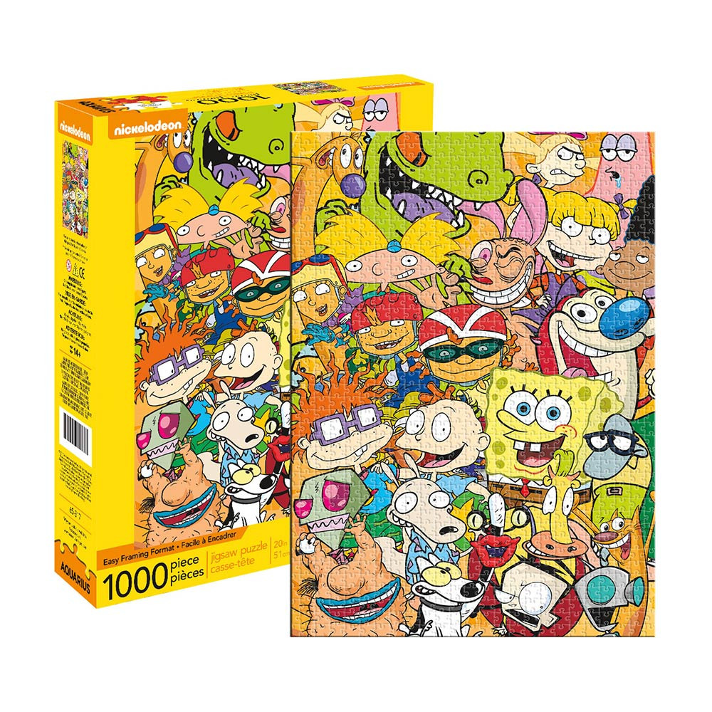 Nickelodeon Cast 1000pc Jigsaw Puzzle - Aquarius
