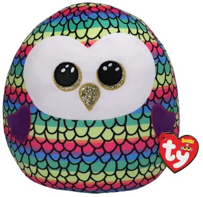 Owen the Owl 14" - Ty Squishy Beanies (Squish-A-Boos)