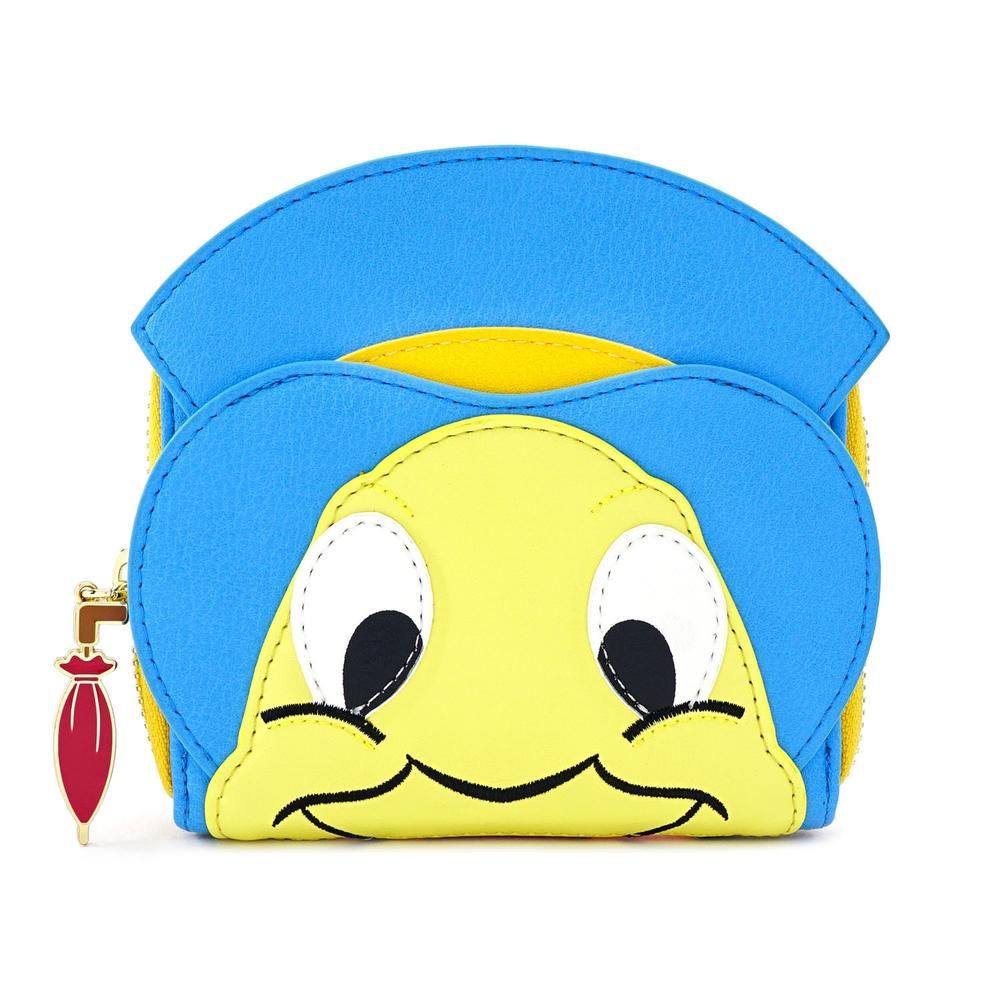 Pinocchio - Jiminy Cricket Faux Leather Zip-Around Wallet - Loungefly