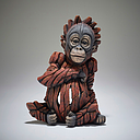 [EE6008135] Baby Orangutan Figure - Edge Sculpture