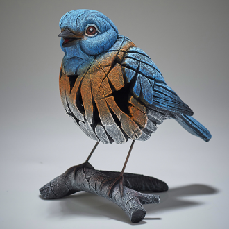 Western Bluebird Figure - Edge Sculpture