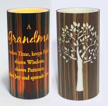 Starlight Cylinder Night Light - Grandma