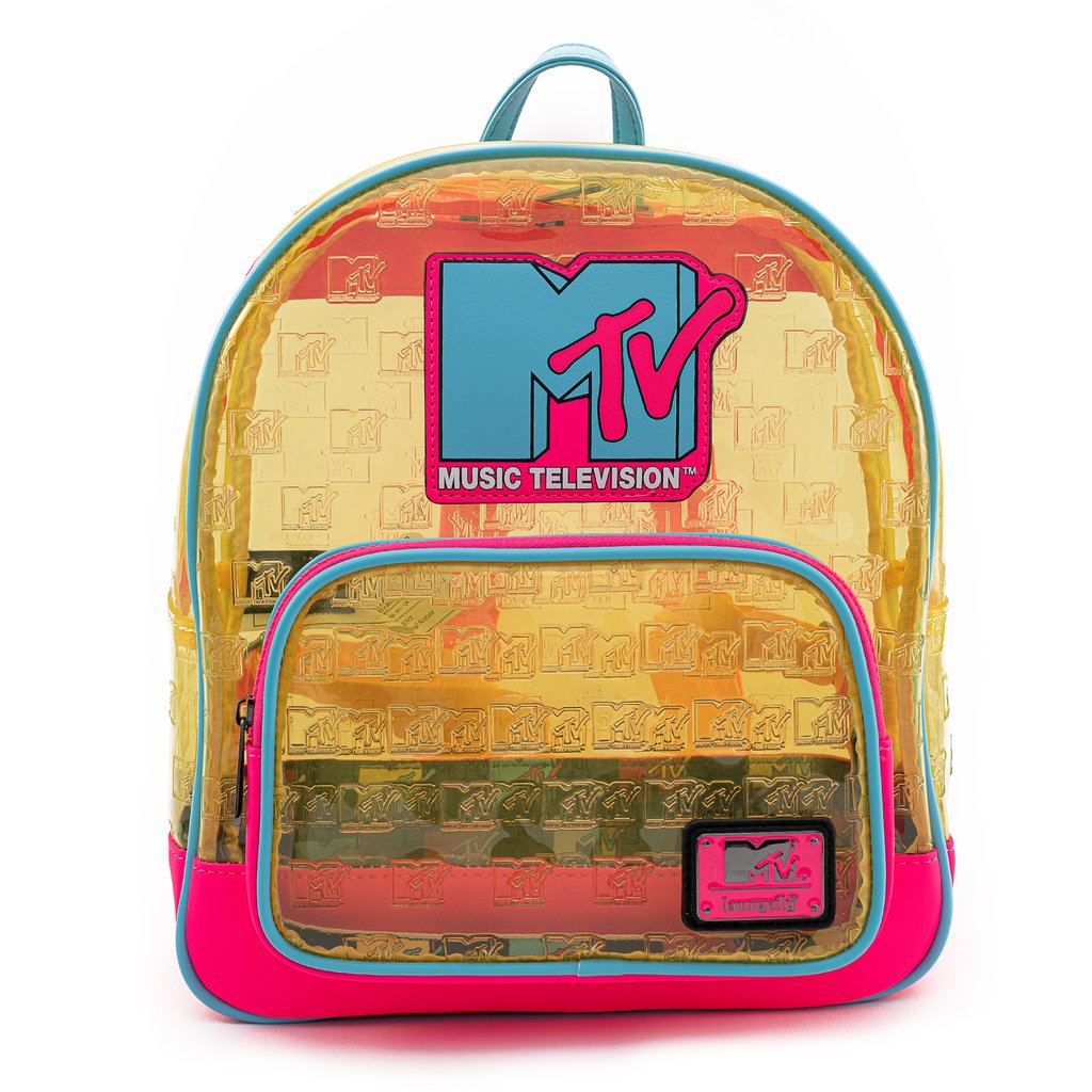 MTV - Clear Neon Mini Backpack - Loungefly