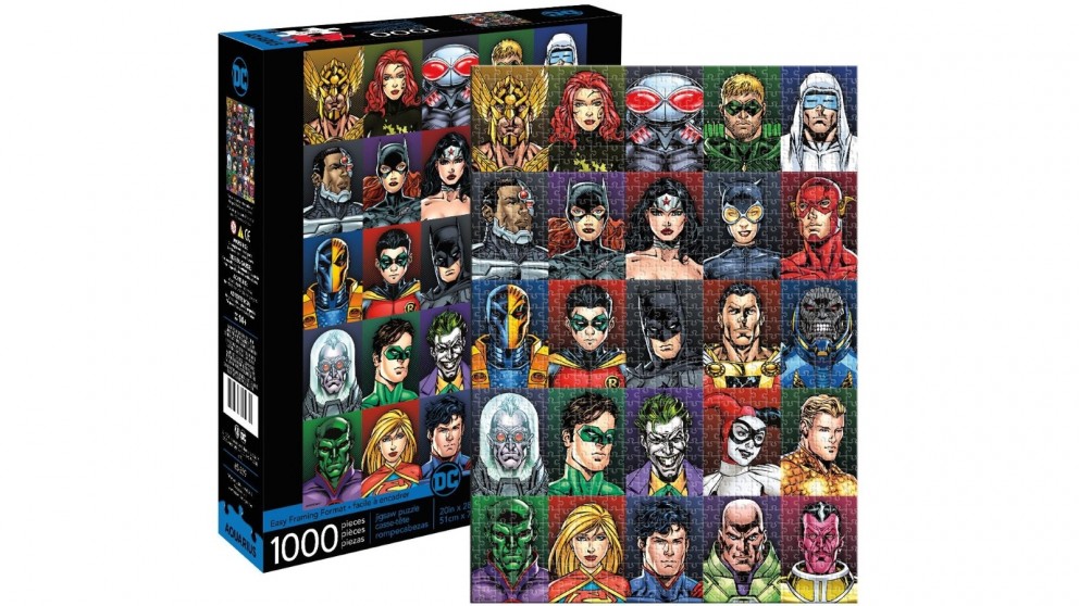 DC Comics Faces Puzzle 1000 Pieces - Aquarius