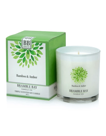 Bramble Bay Co - Bamboo & Amber 270g Soy Wax Candle