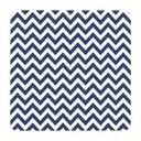 Sophisticated Hamptons Navy Zig Zag Coaster - Splosh