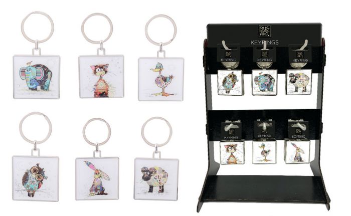 Bug Art - Kooks Keyring (6 Designs Available)
