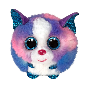 Ty Beanie Boos - Cleo the Multicoloured Husky Ty Puffies