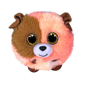 Mandarin the Orange Dog - Ty Beanie Balls (Puffies)