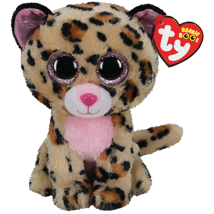 Livvie the Leopard Medium Ty Beanie Boos 