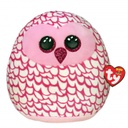 [39204] Pinky the Owl 14" - Ty Squishy Beanies (Squish-A-Boos)