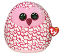 [39300] Pinky the Owl 10" - Ty Squishy Beanies (Squish-A-Boos)