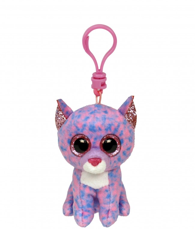 Cassidy the Lavender Cat - Ty Beanie Boos Clip