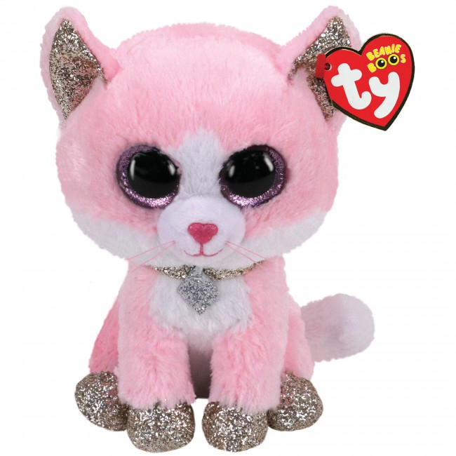 Ty Beanie Boos - Fiona The Pink Cat Regular