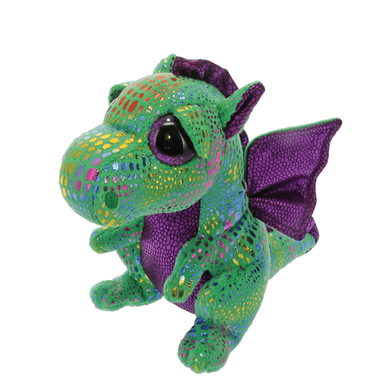 Cinder The Green Dragon - Ty Beanie Boos Medium