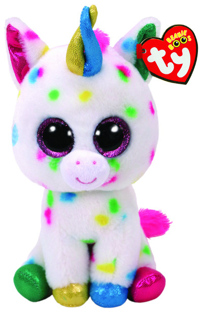 Harmonie The Speckled Unicorn - Ty Beanie Boo  Medium