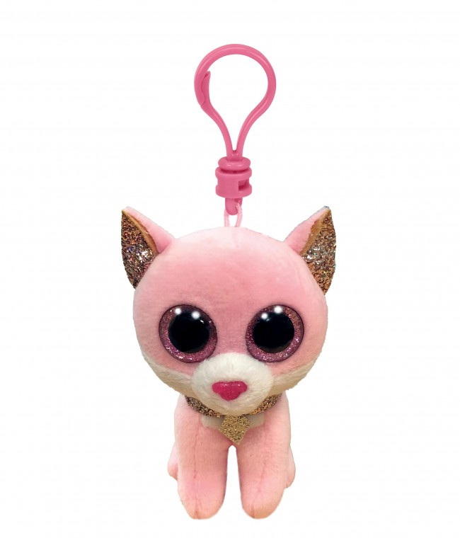 Fiona the Pink Cat - Ty Beanie Boos Clip
