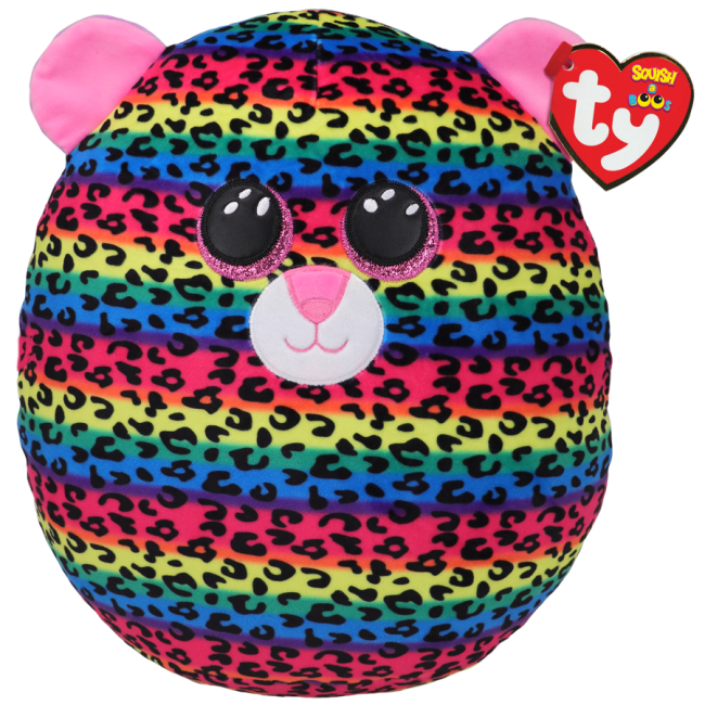 Dotty the Leopard Multi 10" - Ty Squishy Beanies (Squish-A-Boos)