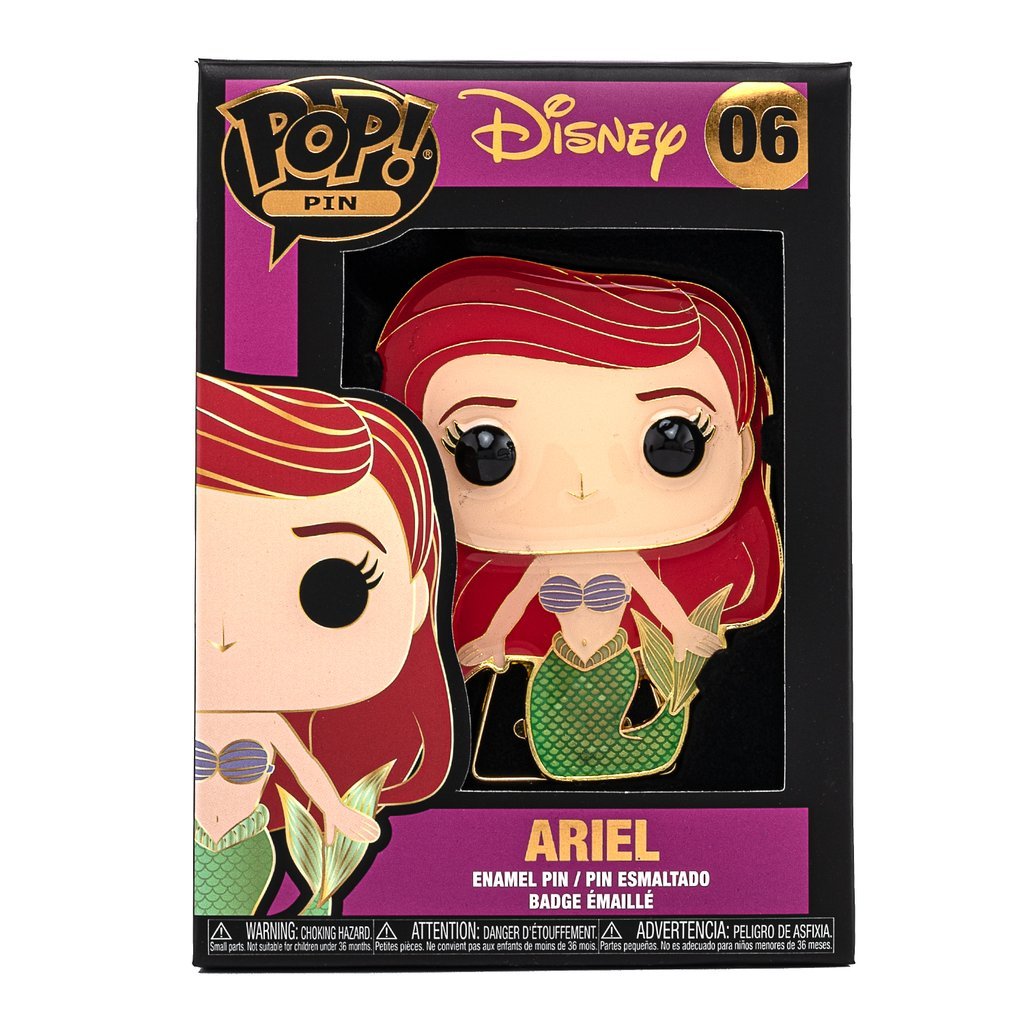 Disney Enamel 4" Funko Pop! Pin - Ariel