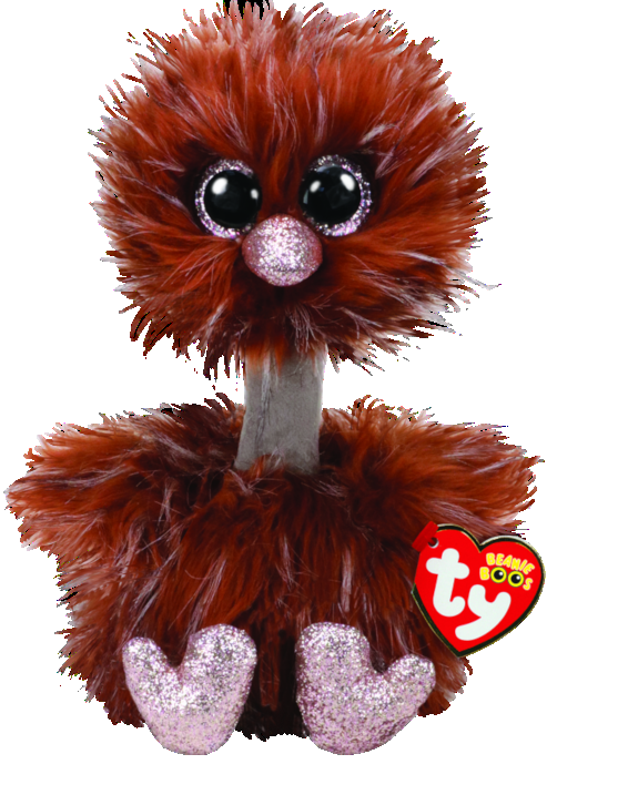 Orson The Brown Ostrich - Regular - TY Beanie Boos