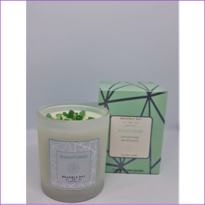 Bramble Bay Co - Aventurine Crystal Infusions Candle (Lemon Myrtle)