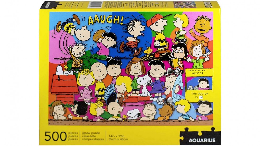 Peanuts - Cast 500 Piece Jigsaw Puzzle - Aquarius