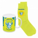 [NRL416NJ] NRL Canberra Raiders Heritage Mug & Sock Gift Pack