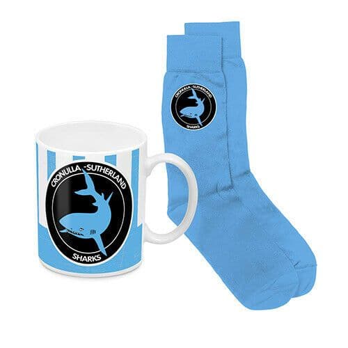 ​NRL Cronulla-Sutherland Sharks - Heritage Mug and Socks Gift Pack