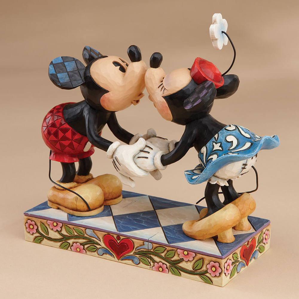 Mickey & Minnie Mouse - Smooch For My Sweetie - Disney Traditions by Jim Shore