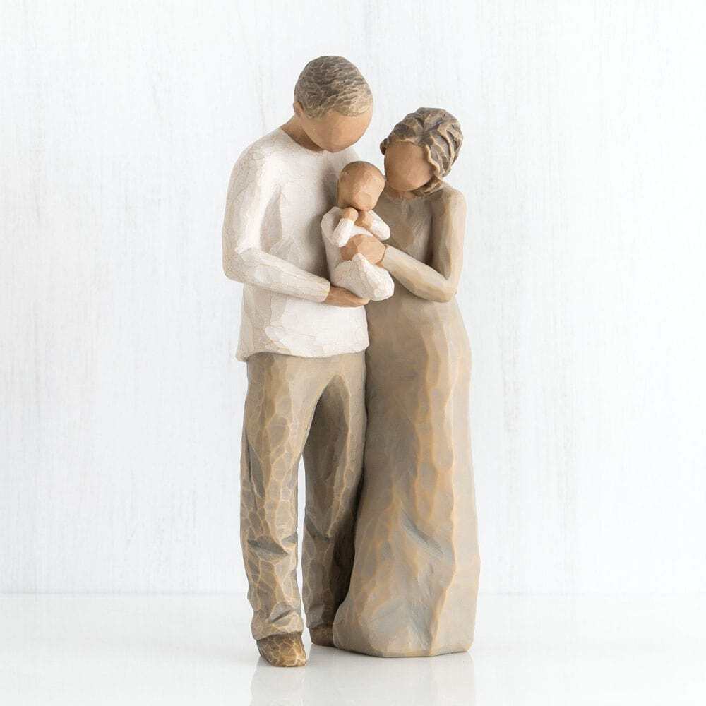 Willow Tree by Susan Lordi - We Are Three (It used to be just you and me, now we are three)