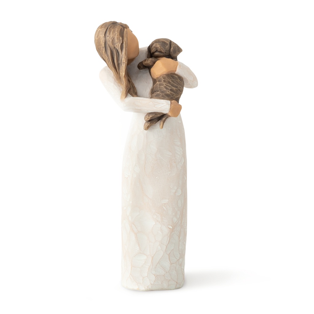 Willow Tree by Susan Lordi - Adorable You - Dark Dog (A joyful friendship)