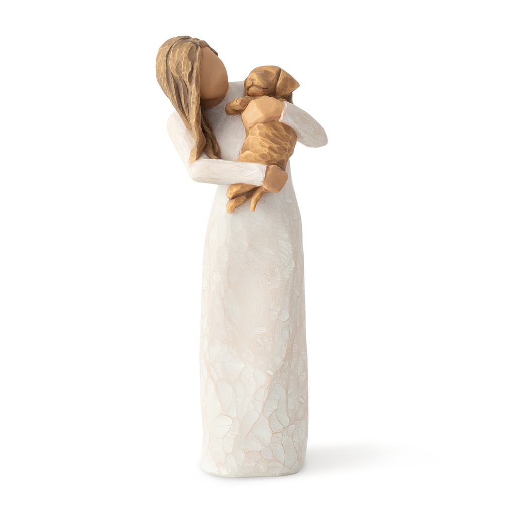 Willow Tree by Susan Lordi - Adorable You - Golden dog (A joyful friendship)