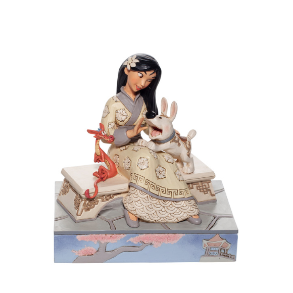 Disney Traditions - 14cm/5.5" White Woodland Mulan, Honourable Heroine