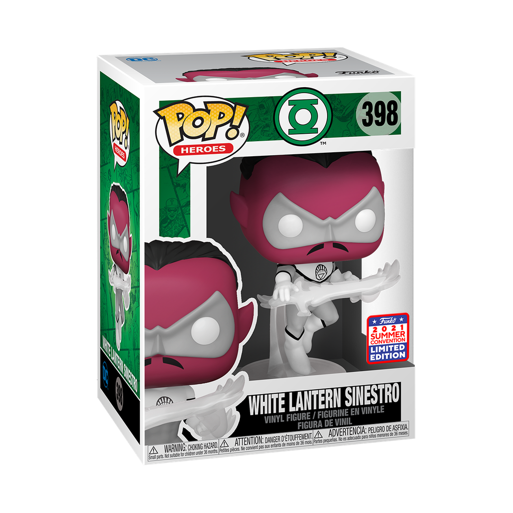 Green Lantern - White Lantern Sinestro 2021 Summer Convention Funko Pop! Vinyl Figure SDCC21 #398