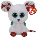 [36239] Ty Beanie Boos - Regular Chimney the Mouse Christmas 2021