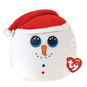 [39309] Flurry the Snowman 10" - Ty Squishy Beanies (Squish-A-Boos)