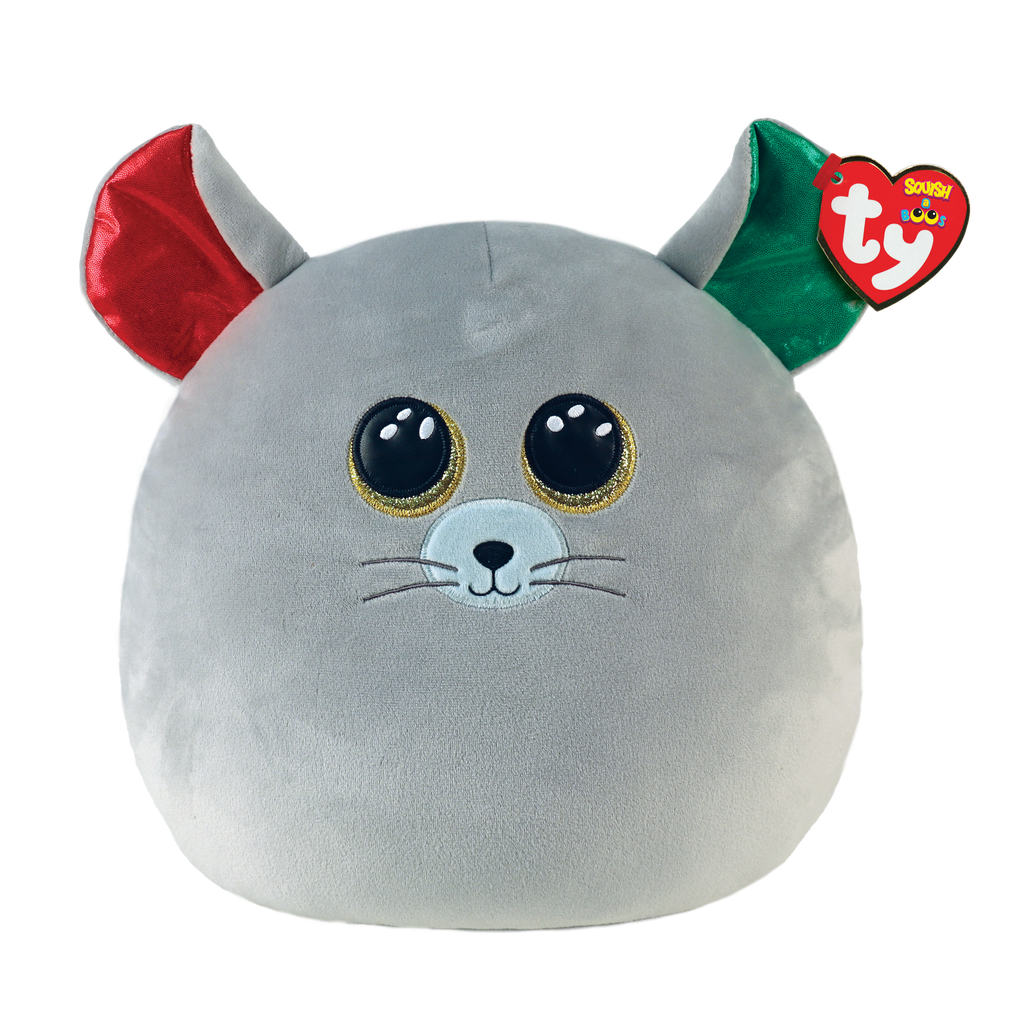 Chipper the Mouse 14" - Ty Squishy Beanies (Squish-A-Boos)