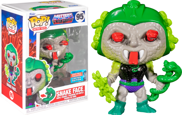 Masters of the Universe - Snake Face US Exclusive Funko Pop! Vinyl Figure NYCC 2021 #95