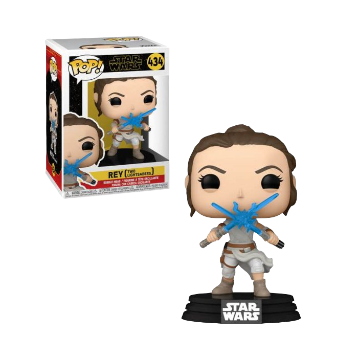 Star Wars - Rey W/2 Lightsabers Funko Pop! Vinyl Figure #434