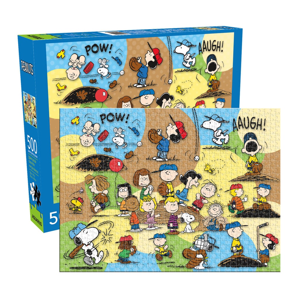 Peanuts - Baseball 500pc Jigsaw Puzzle - Aquarius