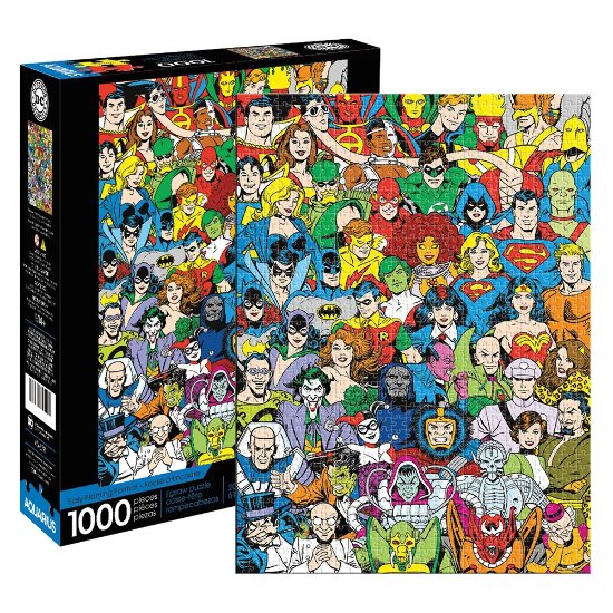 DC Comics - Retro Cast 1000pc Jigsaw Puzzle - Aquarius