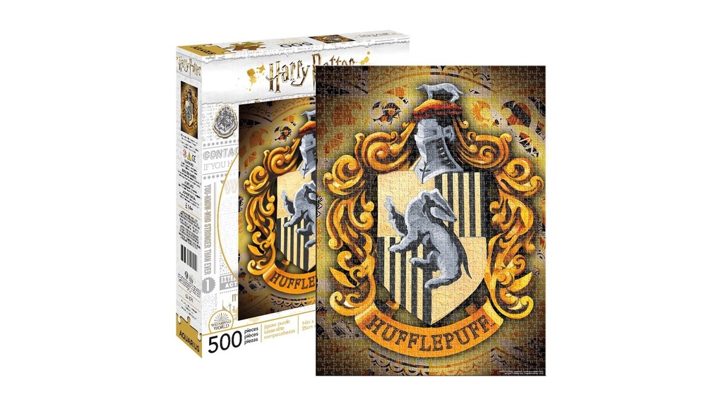 Harry Potter - Hufflepuff 500pc Jigsaw Puzzle - Aquarius