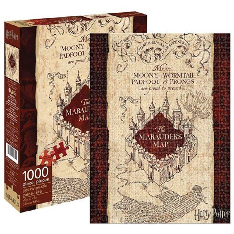 Harry Potter - Marauders Map 1000pc Jigsaw Puzzles - Aquarius