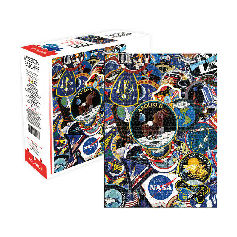 NASA - Mission Patches 1000pc  Aquarius Jigsaw Puzzle