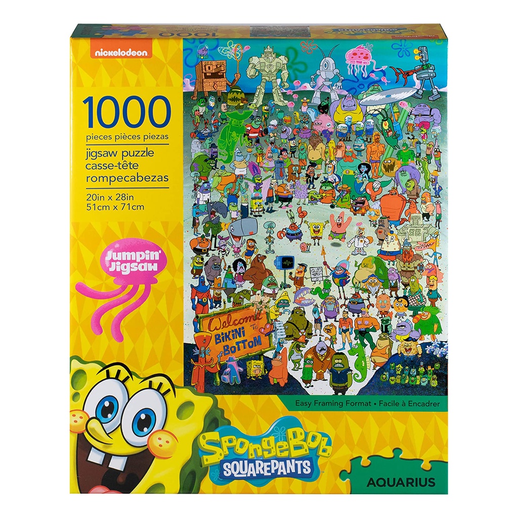 Spongebob Squarepants - Cast Jigsaw Puzzle 1000pc - Aquarius