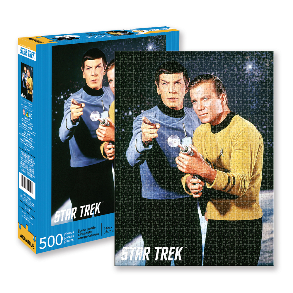 Star Trek - Spock & Kirk 500pc Jigsaw Puzzle - Aquarius