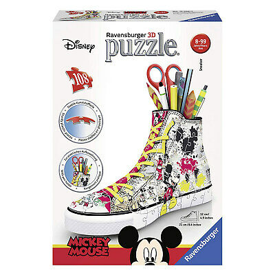 Disney - Mickey 3D Sneaker 108pc Jigsaw Puzzle - Ravensburger